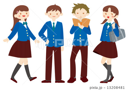 学生の男女 学生の男女 13208481