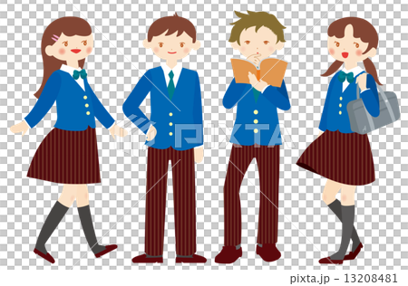 学生の男女 学生の男女 13208481