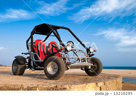 blue beach buggy