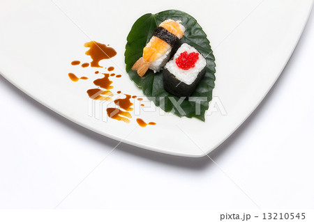 Sushi Nigiri and Hosomaki. Japanese Traditional Food 13210545