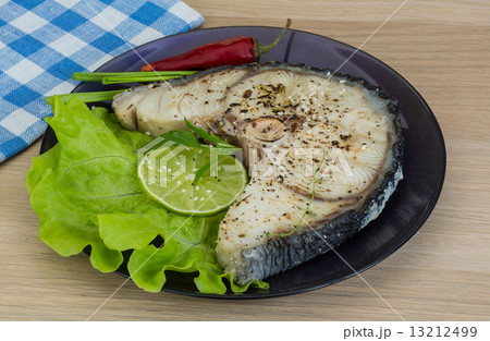 Grilled shark steak Grilled shark steak 13212499