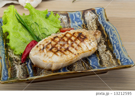 Grilled pork steak 13212595