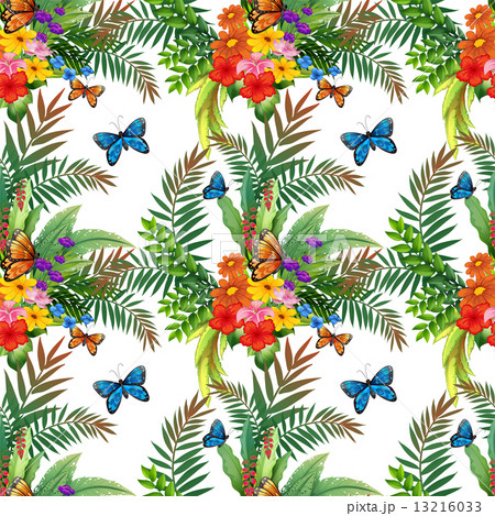 Seamless butterfly 13216033