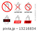 Vector Lactose Free Symbols on white background 13216834