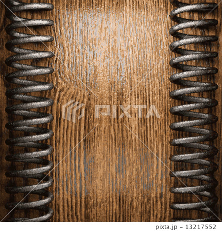 metal and wood background 13217552