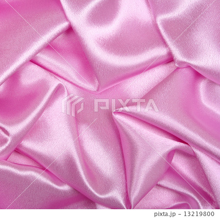 Smooth elegant pink silk as background 13219800