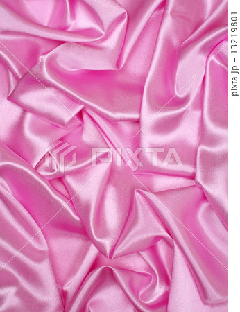 Smooth elegant pink silk as background 13219801