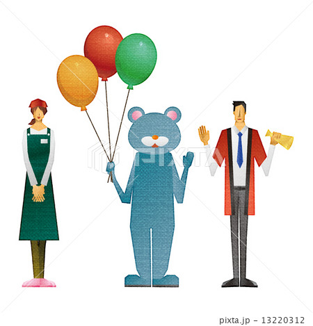 店員　主婦　お店　セール　売り出し 13220312