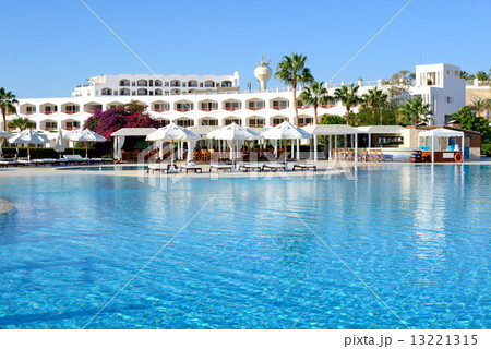 The swimming pool at luxury hotel, Sharm el Sheikh, Egypt 13221315