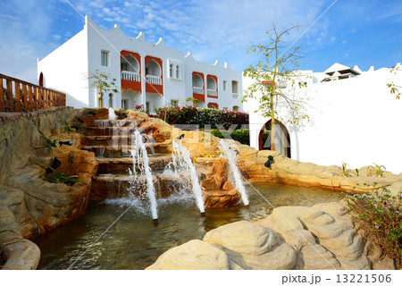Recreation area at luxury hotel, Sharm el Sheikh, Egypt 13221506