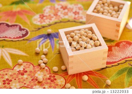 節分イメージ　枡二つ 13222033