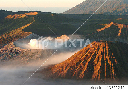 Landscape of Volcanoes in Bromo mountain Landscape of Volcanoes in Bromo mountain 13225252