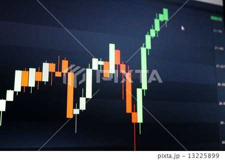 Bullish stock market chart Bullish stock market chart 13225899