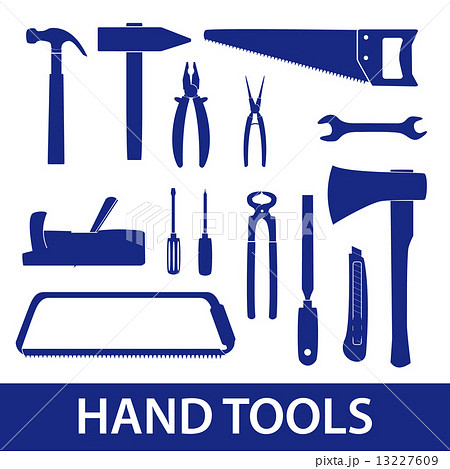 hand tools icon set eps10 13227609