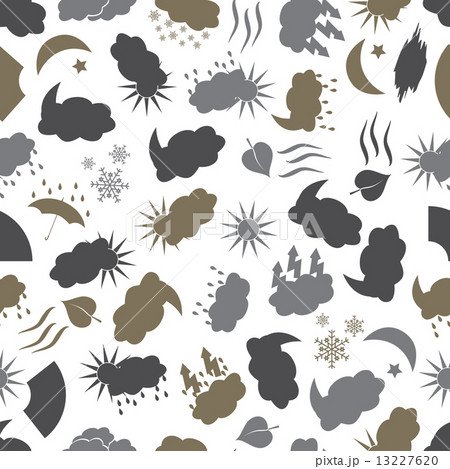 weather icons color pattern eps10 13227620