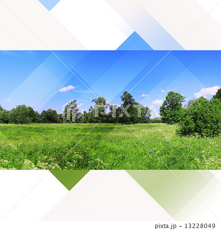 Landscape nature hi-tech collage Landscape nature hi-tech collage 13228049