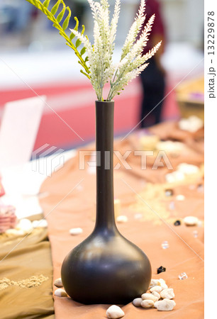 Black Vase Isolated on White. Black Vase Isolated on White. 13229878