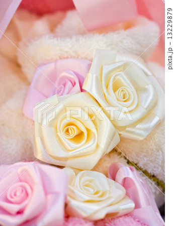 Artificial Ribbon Roses. Artificial Ribbon Roses. 13229879