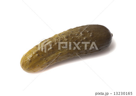 fresh gherkins on white background 13230165