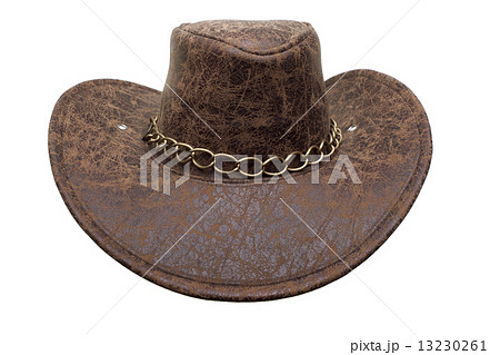 brown cowboy hat isolated on white background 13230261