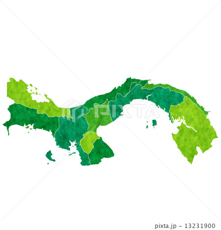 パナマ　地図　国 13231900