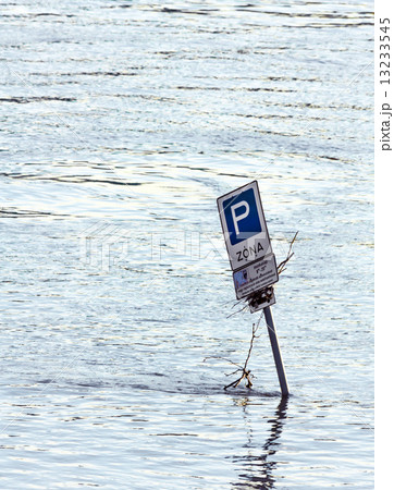 Flooded terrain in Europe 13233545