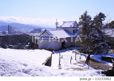 彦根城　天秤櫓の雪景色 13233962