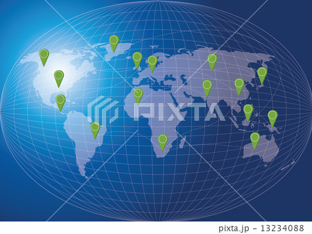 World map social network concept. World map social network concept. 13234088