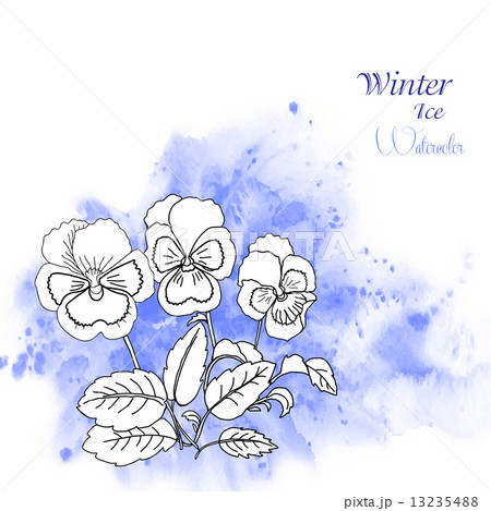 Background with watercolors and flowers-08 Background with watercolors and flowers-08 13235488