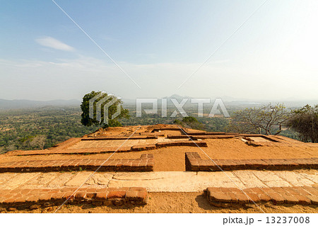 Ruins on top of Sigiriya Lion's rock palace Ruins on top of Sigiriya Lion's rock palace 13237008