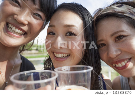 Group of friends in the park. 13238870