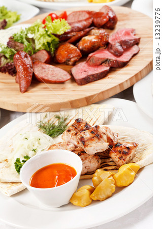 party with tasty dishes 13239776