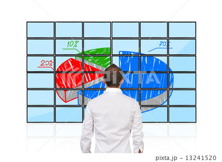 man looking on chart man looking on chart 13241520