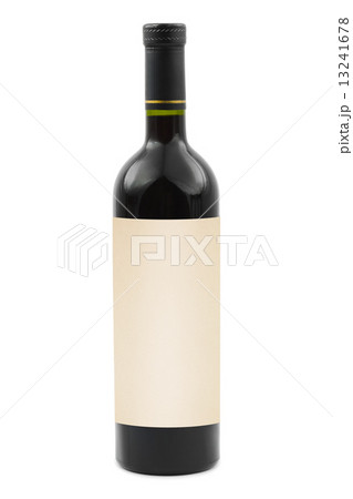 Wine bottle with blank label 13241678