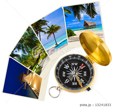 Beach maldives images and compass Beach maldives images and compass 13241833