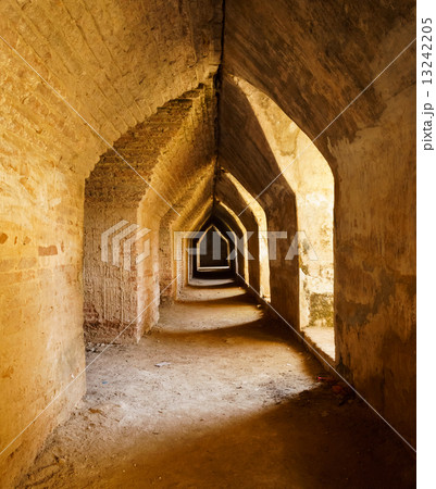 Old tunnel in castle, Mandalay, Myanmar Old tunnel in castle, Mandalay, Myanmar 13242205