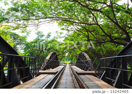 Bridge across river Kwai, Kanchanaburi, Thailand 13242405