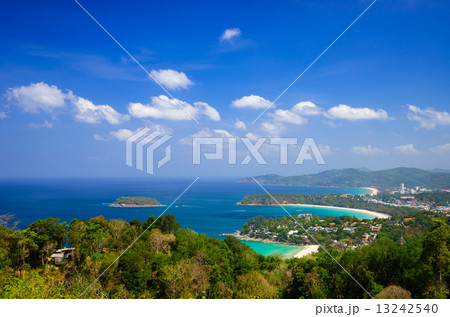 Bird eye view of Phuket, Thailand 13242540