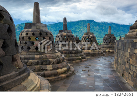 Borobudur Buddist temple Yogyakarta. Java, Indonesia 13242651