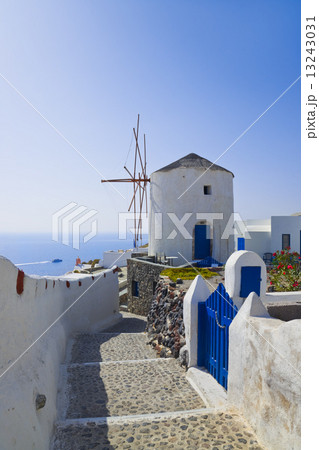 Windmill at Santorini island, Greece Windmill at Santorini island, Greece 13243031