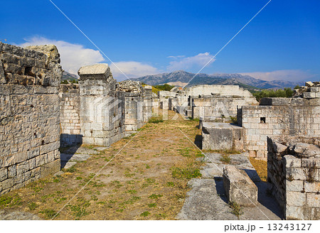 Ruins of the ancient amphitheater at Split, Croatia 13243127