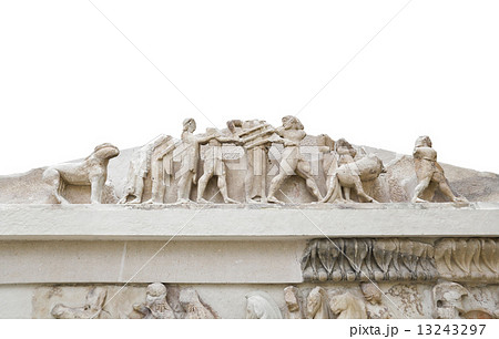 Ornament in Delphi museum, Greece 13243297