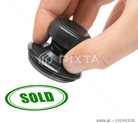 Hand and rubber stamp Sold 13243316