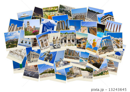 Stack of Greece travel photos Stack of Greece travel photos 13243645