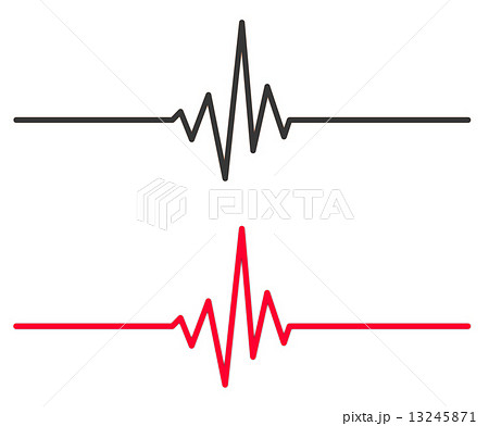 心電図のイラスト素材 13245871 Pixta