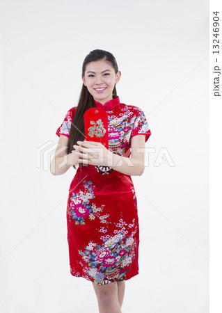 Girl holding Hongpao 13246904