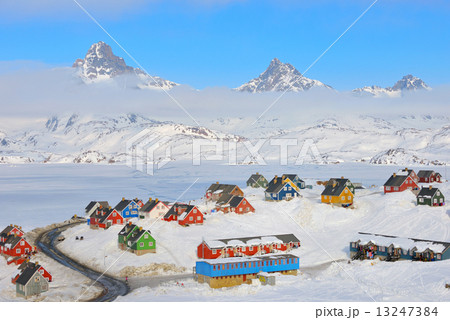 Wintertime in Tasiilaq, Greenland 13247384