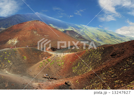 Volcano craters Volcano craters 13247627