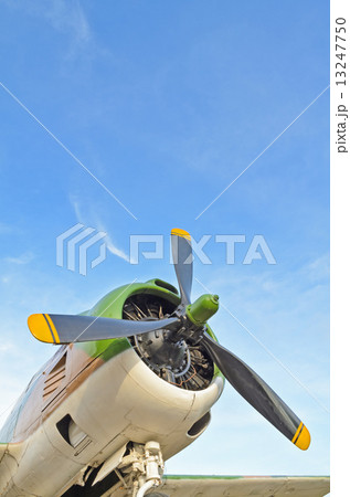 Fighter aircraft in world war 2 on sky background Fighter aircraft in world war 2 on sky background 13247750