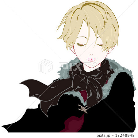 女性 冬服 眼を閉じる 女性 冬服 眼を閉じる 13248948